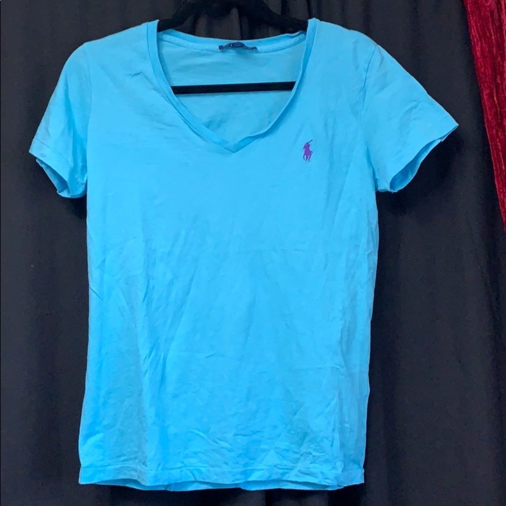 Ralph Lauren’s Blue Top
